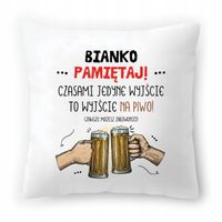 Poduszka Dla Bianki Na Urodziny Na Prezent Z Nadrukiem Ze Zdjęciem