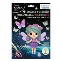 świecąca w ciemności wydrapywanka z kol.magic 0170