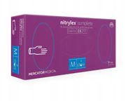 Rękawice nitrylowe nitrylex complete M 100 szt