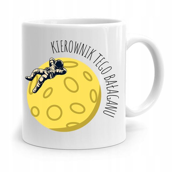 Kubek Prezent Dla Szefa Kierownik Tego Bałaganu Z Nadrukiem Ze Zdjęciem zdjęcie 1