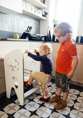 POMOCNIK KUCHENNY DLA DZIECI KITCHEN HELPER MDF + DREWNO POLSKI PRODUKT na Arena.pl