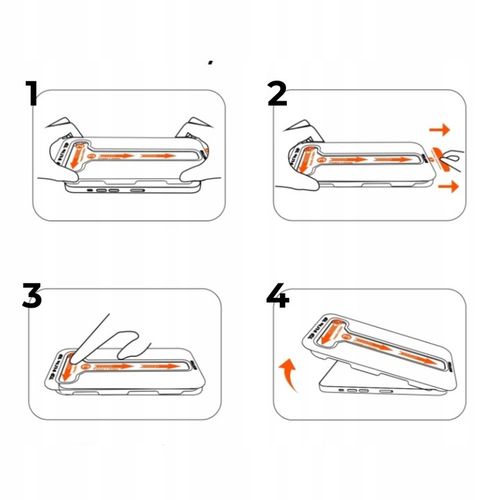 Szkło hartowane prywatyzujące Warthog do Apple iPhone 15 Pro Max 2szt EZFit na Arena.pl