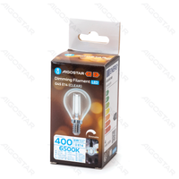 Żarówka LED filament G45 E14 4W 6500K zimna biała transparentna energooszczędna do biura
