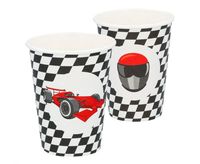 Kubeczki papierowe Racing Wyścigi, 8 szt.