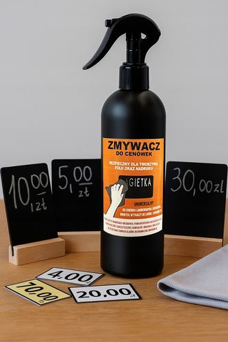 Zmywacz płyn do mycia cenówek wtykaczy etykiet, cleaner - 500ml na Arena.pl