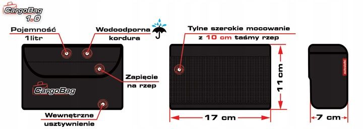 Mały organizer torebka do samochodu – CargoBag 1,0 zdjęcie 12