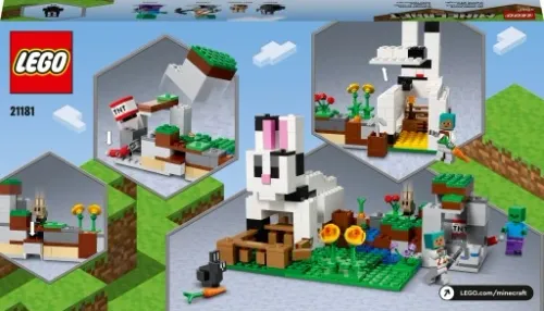 LEGO Minecraft Królicza farma 21181 na Arena.pl