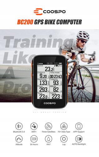 CooSpo BC200 Komputer Rowerowy GPS na Arena.pl