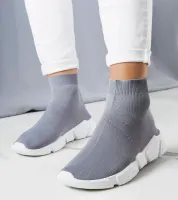 Szare wysokie sneakersy William 39