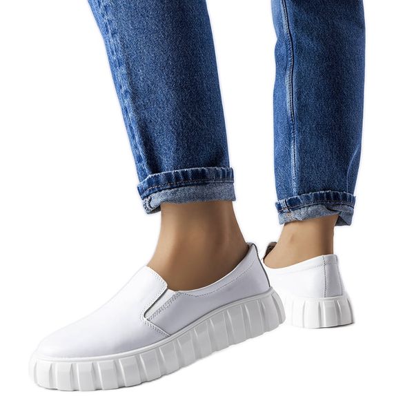 Białe półbuty LS5379 White r.36 zdjęcie 1