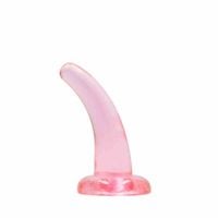 Dildo Przezroczyste Z Przyssawką 11,5 Cm Różowe