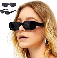 Przeciwsłoneczne Okulary Prostokątne Kobiece retro
