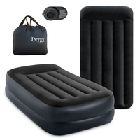 Jednoosobowy Materac Dmuchany 99x191x42 cm łóżko pompka 220V INTEX 64122ND