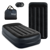 Jednoosobowy Materac Dmuchany 99x191x42 cm łóżko pompka 220V INTEX 64122ND