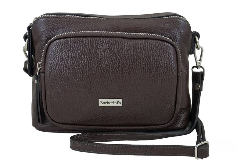 Listonoszka damska codzienna - Brązowa ciemna zdjęcie 1