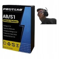 Bateria Litowo-Polimerowa 2000Mah Niebieska Do Ochronników Słuchu Słuchawek