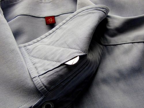 ZE SREBRA FISZBINY USZTYWNIACZE KOŁNIERZYKA WAWA na Arena.pl