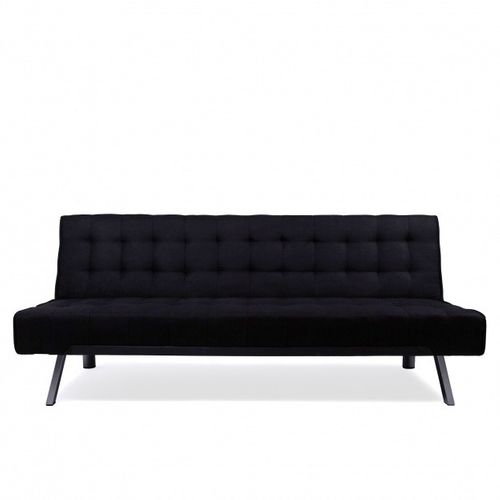 Sofa boomer black microfiber + chromed legs sf7246 na Arena.pl