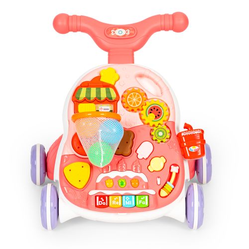 Pchacz Interaktywny 2W1 Chodzik I Stolik Edukacyjny Z Dźwiękami na Arena.pl