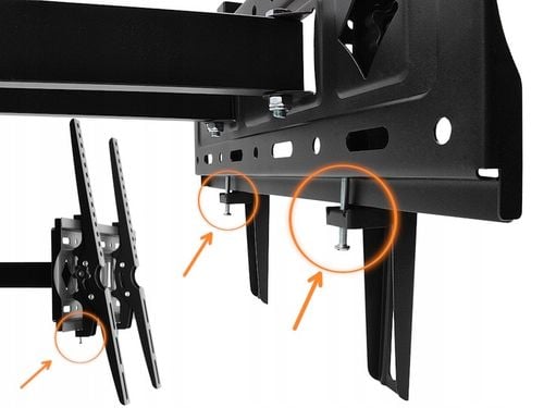 UCHWYT DO TELEWIZORA 26-70 CALI obrotowy EXTRA MOCNY wieszak TV stelaż na Arena.pl