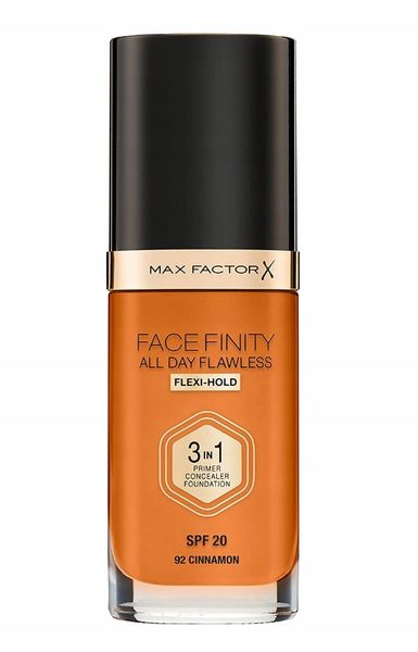 Max Factor Podkład Facefinity 3 W 1 - 92 Cinnamon, 30 Ml zdjęcie 1