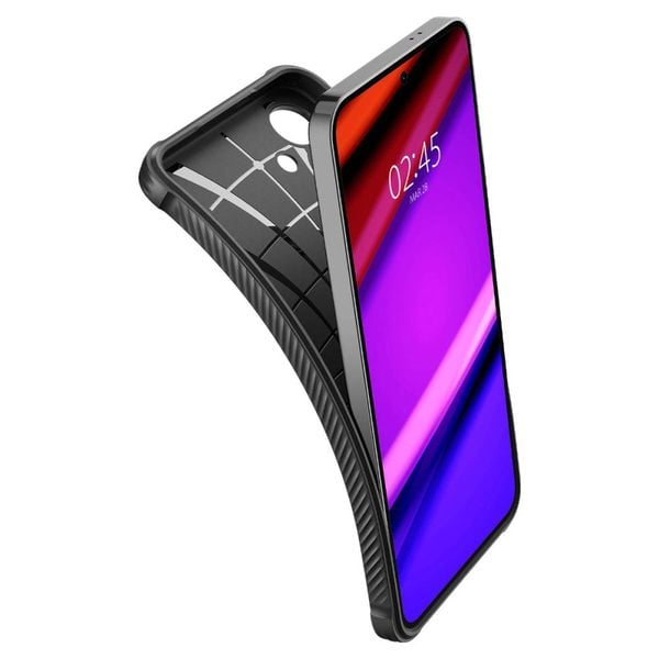 SPIGEN RUGGED ARMOR GALAXY S24 MATTE BLACK zdjęcie 9