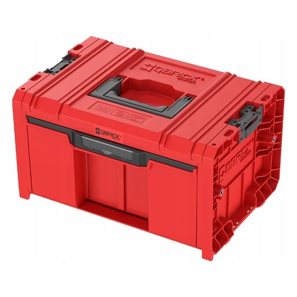 QBRICK Skrzynka PRO Drawer 1 Toolbox 2.0 Basic RED zdjęcie 1