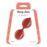 Plastikowe Kule Gejszy Candy Balls Cherry Red