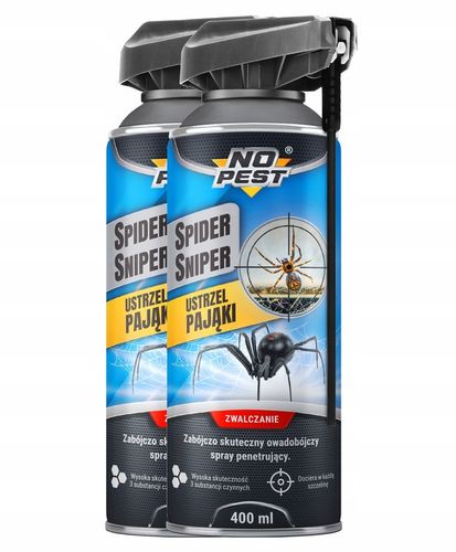 SPIDER SNIPER PREPARAT OPRYSK ŚRODEK NA PAJĄKI PAJĘCZAKI NO PEST (2 na Arena.pl