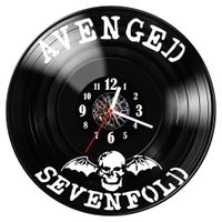 Zegar ścienny z płyty winylowej Avenged Sevenfold 1438.14