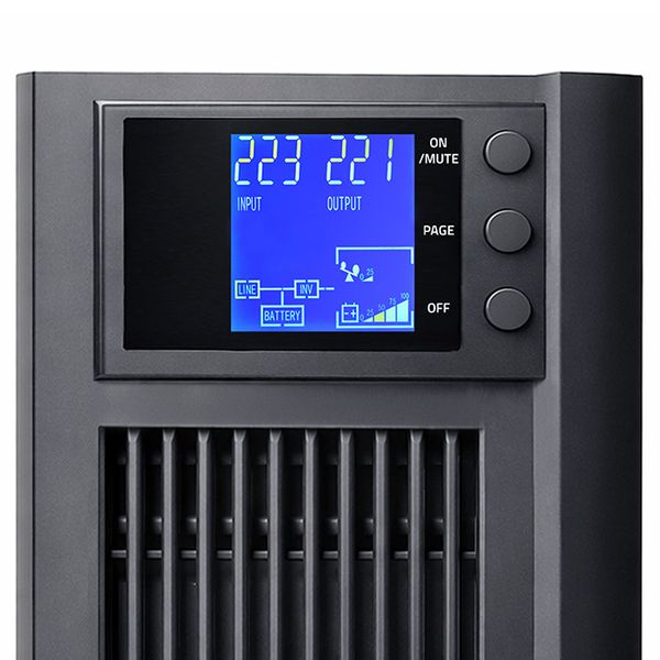 Qoltec UPS 3kVA 2400W Pure Sine Wave AVR LCD zdjęcie 6