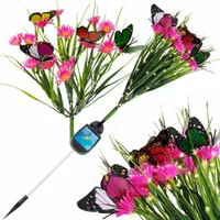 LAMPA SOLARNA OGRODOWA LAMPKA KWITNĄCA ŁĄKA KWIATY