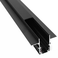 Szynoprzewód magnetyczny 3-fazowy 455 Domeno LED podtynkowy czarny