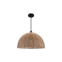 OPRAWA WISZĄCA STALOWO-SZNURKOWA 40W BRĄZOWO-CZARNA IP20