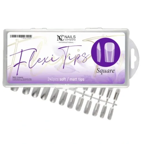 Nails Company Formy Flexi Tips - Square 240 szt na Arena.pl
