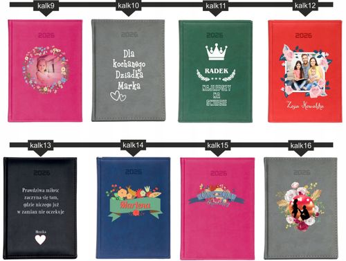 DUŻY KALENDARZ A4 2026 DZIENNY terminarz nadruk UV PREZENT DLA ELEKTRYKA na Arena.pl