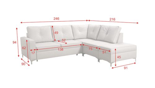 NAROŻNIK ADONIS II - OD BRATTEX ! na Arena.pl