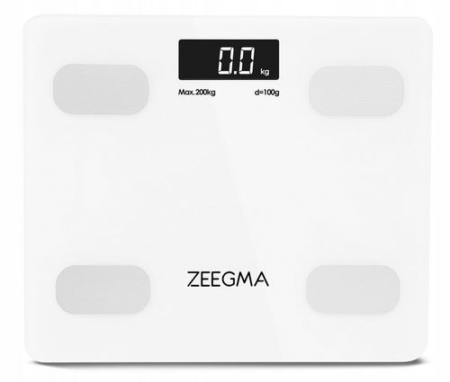 INTELIGENTNA WAGA ŁAZIENKOWA BLUETOOTH ANALITYCZNA APLIKACJA ZEEGMA 17W1 na Arena.pl