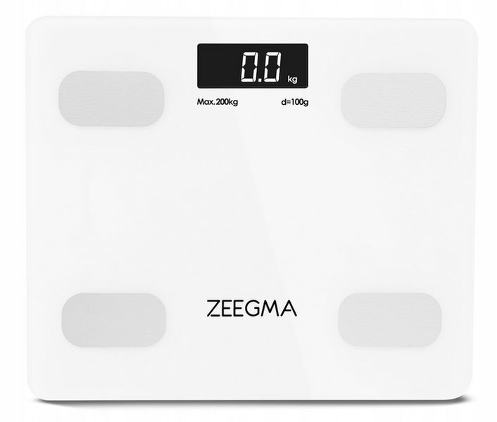 INTELIGENTNA WAGA ŁAZIENKOWA BLUETOOTH ANALITYCZNA APLIKACJA ZEEGMA 17W1 zdjęcie 3