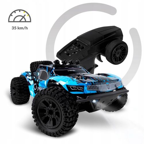 Auto Zdalnie Sterowane Samochód X-Hooligan 4x4 35km/h 1:10 DUŻE I SZYBKIE na Arena.pl