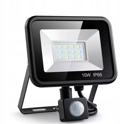 HALOGEN LED 10W LAMPA Z CZUJNIK RUCHU ZMIERZCHU NAŚWIETLACZ ZEWNĘTRZNY na Arena.pl