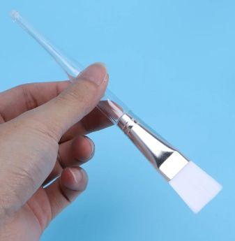 Pędzelek płaski do masek alg kwasów serum Prima Derma zdjęcie 9