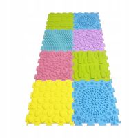 MATA ANTYPOŚLIZGOWA PUZZLE SENSORYCZNE MATA PODŁOGOWA DO ZABAWY DLA DZIECI