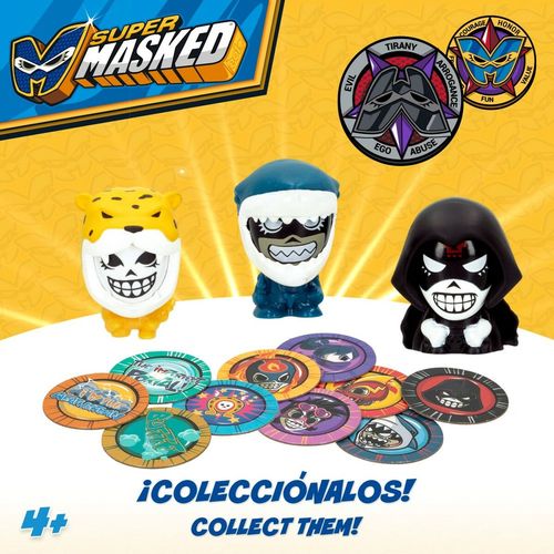 Figurki Superbohaterów Eolo Super Masked 3 x 4,5 x 3,5 cm (12 Sztuk) na Arena.pl