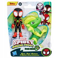 SPIDEY I SUPER KUMPLE ZESTAW FIGUREK MILES MORALES I DINOZAUR ELECTROSAURUS