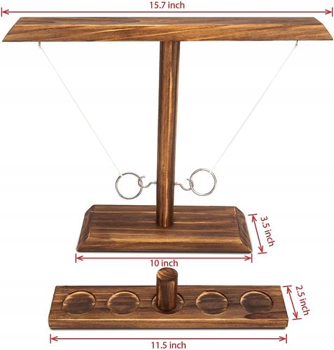 RING Toss GRA Imprezowa ALKO Rzucanie PIERŚCIENIAMI ZACZEPIĆ Zręcznościowa na Arena.pl