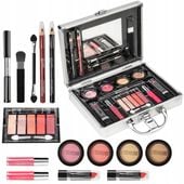 Kuferek Z Kosmetykami Walizka Zestaw Do Makijażu Makeup Paleta Cieni