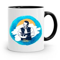 Kubek Czarny Prezent Na Dzień Ojca Dla Taty Tatko Z Nadrukiem Ze Zdjęciem