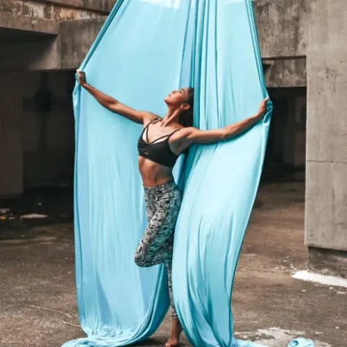 Szarfa akrobatyczna, chusta aerial silk 6 metrów KOLORY na Arena.pl