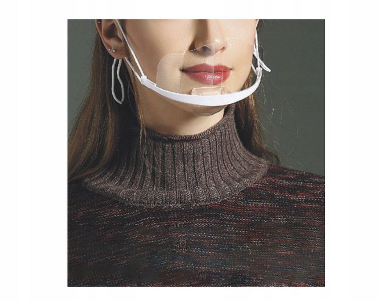 MAŁA PRZYŁBICA MASECZKA OCHRONNA UST OSŁONA TWARZY zdjęcie 5